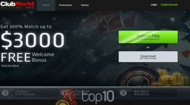 Sites Similar to Club World Casino + Sister Sites